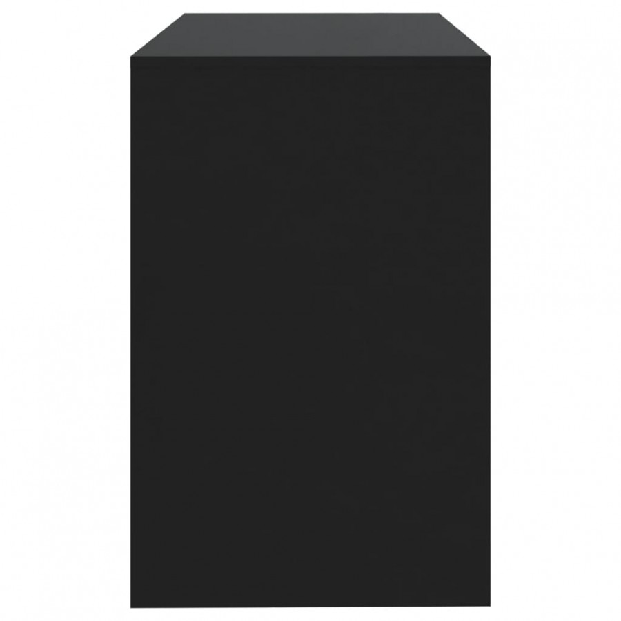 Bureau Noir 101x50x76,5 cm Aggloméré