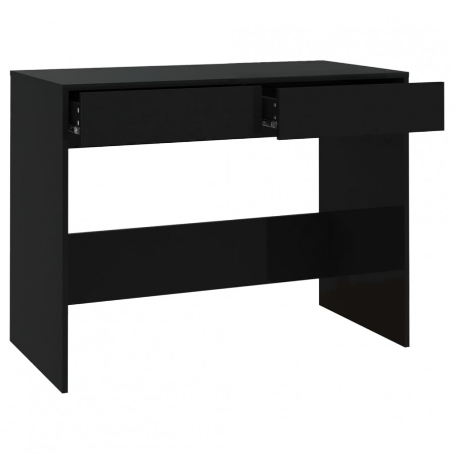 Bureau Noir 101x50x76,5 cm Aggloméré