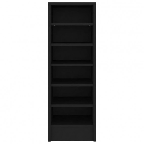 Armoire à chaussures Noir 31,5x35x90 cm Aggloméré