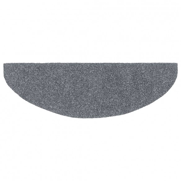 Tapis autoadhésifs de marches 5 pcs Gris clair 65x21x4 cm