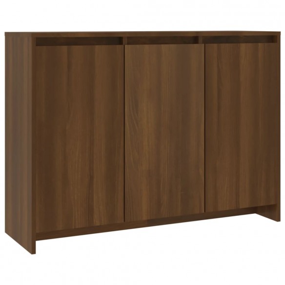 Buffet Chêne marron 102x33x75 cm Aggloméré