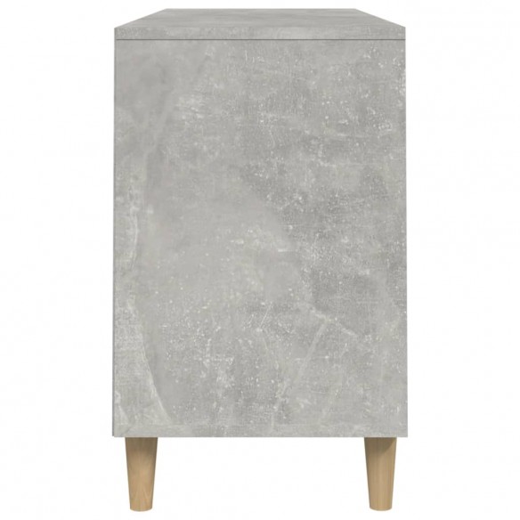 Armoire à chaussures Gris béton 102x36x60 cm Bois d'ingénierie