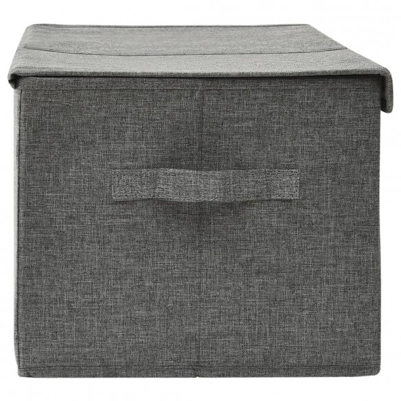 Boîte de rangement Tissu 50x30x25 cm Anthracite