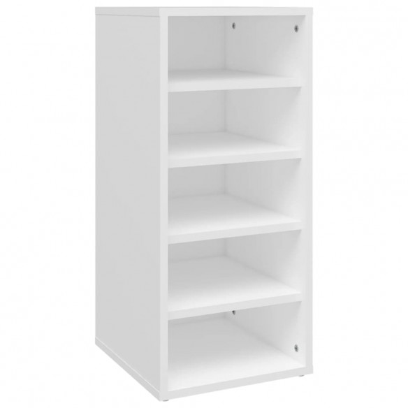 Armoire à chaussures Blanc 31,5x35x70 cm Aggloméré