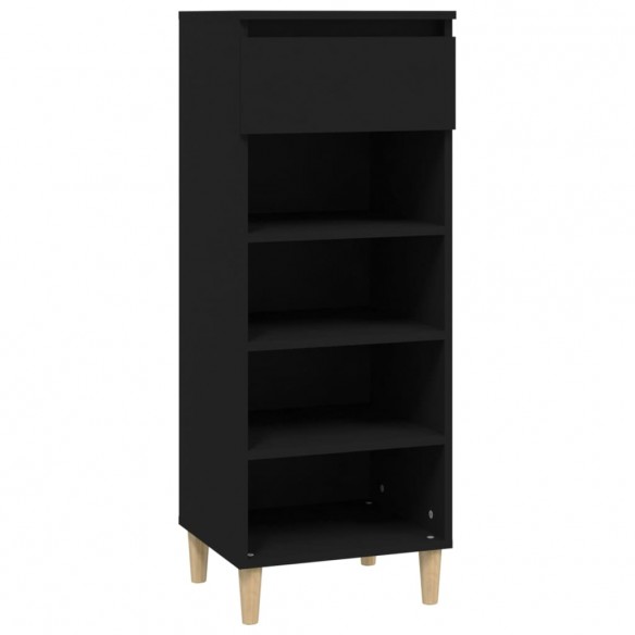 Armoire à chaussures Noir 40x36x105 cm Bois d'ingénierie