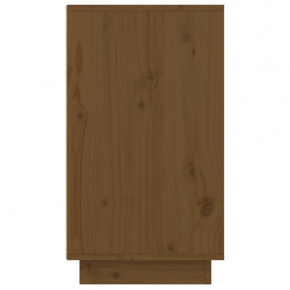 Armoire à chaussures Marron miel 110x34x61cm Bois de pin massif