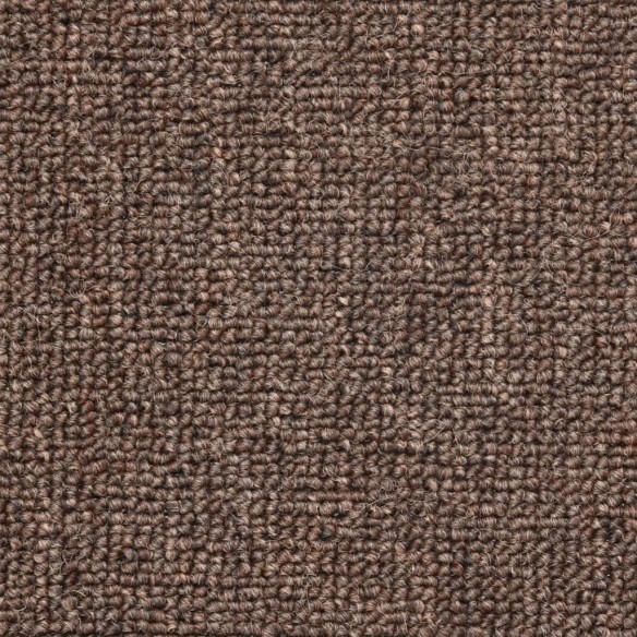 Tapis d'escalier 15 pcs Marron café 56 x 17 x 3 cm