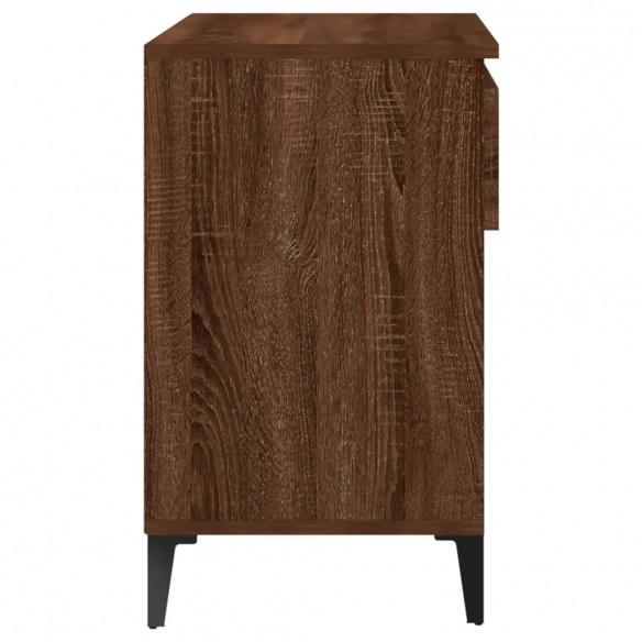 Armoire à chaussures Chêne marron 70x36x60 cm Bois d'ingénierie