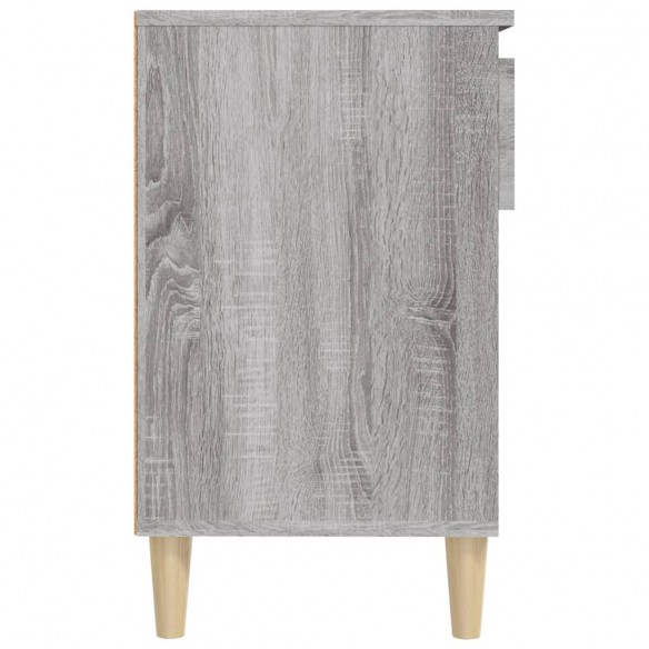 Armoire à chaussures Sonoma gris 102x36x60 cm Bois d'ingénierie