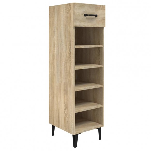 Armoire à chaussures Chêne Sonoma 30x35x105cm Bois d'ingénierie