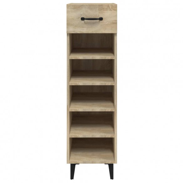 Armoire à chaussures Chêne Sonoma 30x35x105cm Bois d'ingénierie