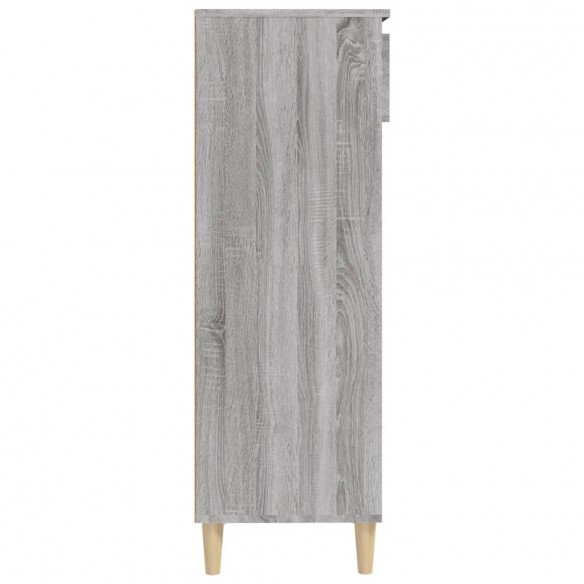 Armoire à chaussures Sonoma gris 40x36x105 cm Bois d'ingénierie