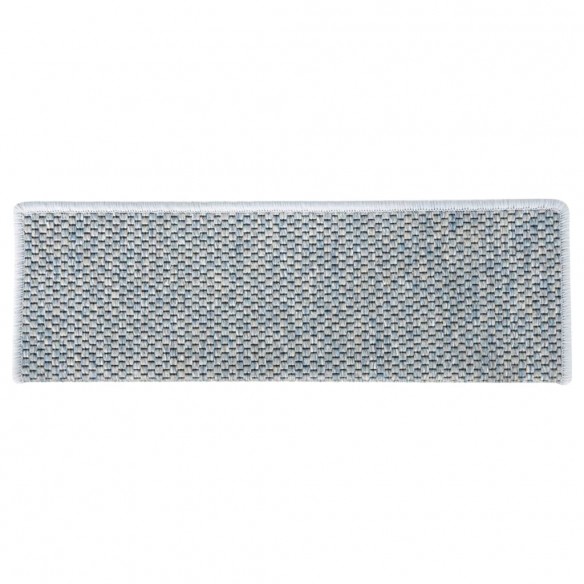 Tapis d'escalier autocollants 15 pcs 65x21x4 cm Bleu