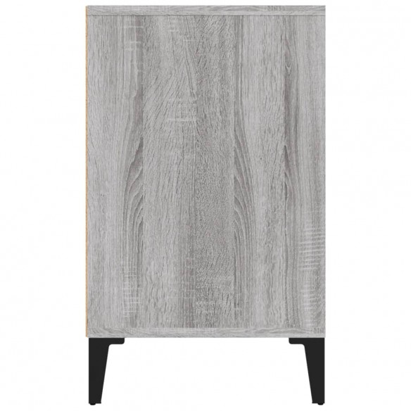 Armoire à chaussures Sonoma gris 102x36x60 cm Bois d'ingénierie