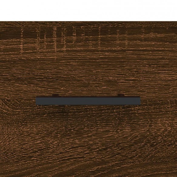 Banc à chaussures chêne marron 102x35x55 cm bois d'ingénierie