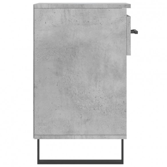 Armoire à chaussures Gris béton 102x36x60 cm Bois d'ingénierie