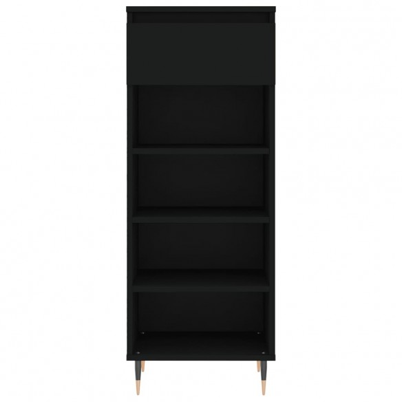 Armoire à chaussures Noir 40x36x105 cm Bois d'ingénierie