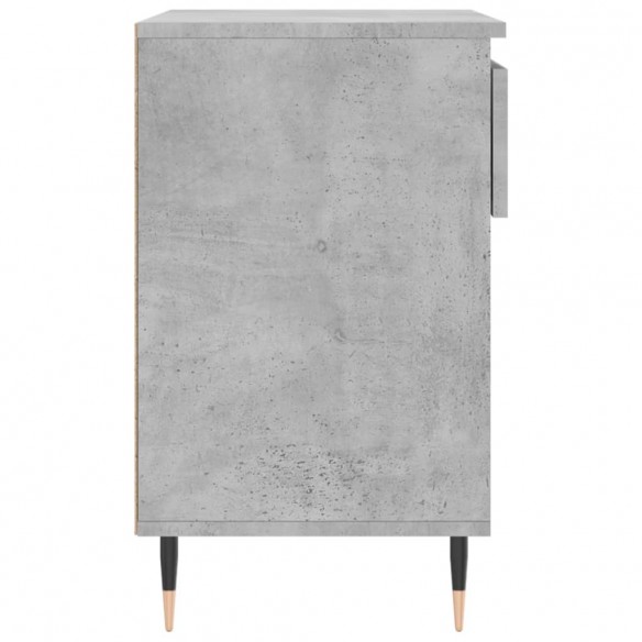 Armoire à chaussures Gris béton 70x36x60 cm Bois d'ingénierie