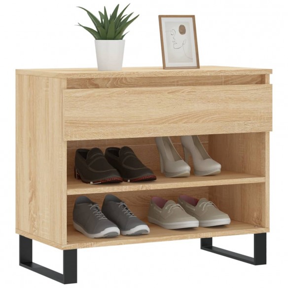 Armoire à chaussures Chêne sonoma 70x36x60 cm Bois d'ingénierie