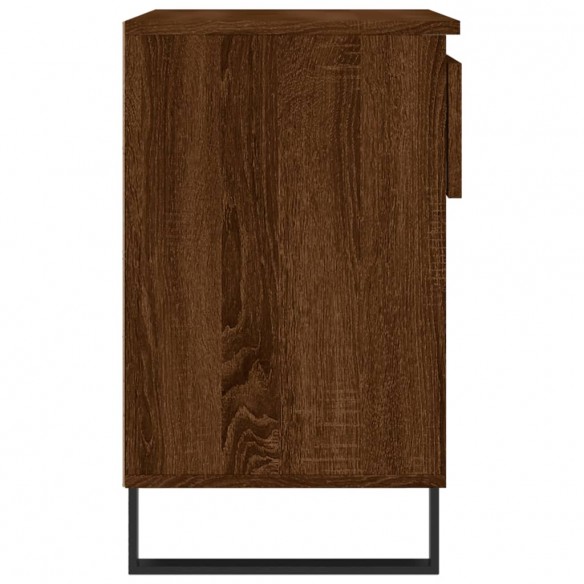 Armoire à chaussures Chêne marron 70x36x60 cm Bois d'ingénierie