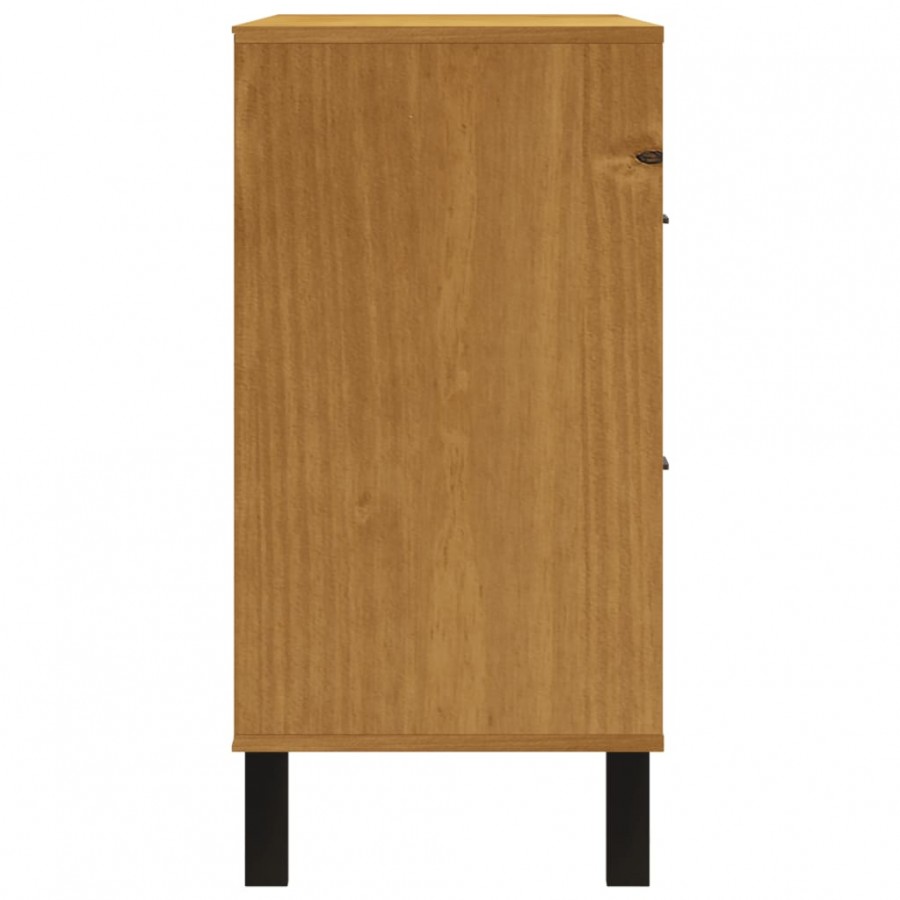 Commode FLAM 110x40x80 cm bois de pin massif Commode FLAM 110x40x80 cm bois de pin massif
