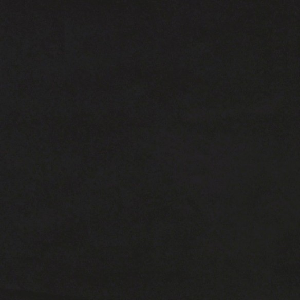 Fauteuil avec repose-pied Noir 60 cm Velours