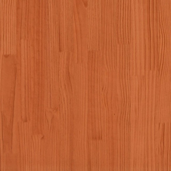 Cadre de lit cire marron 100x200 cm bois de pin massif