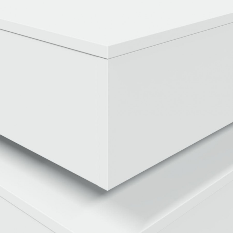 Table basse avec lumières LED blanc 90x50x40 cm Table basse avec lumières LED blanc 90x50x40 cm