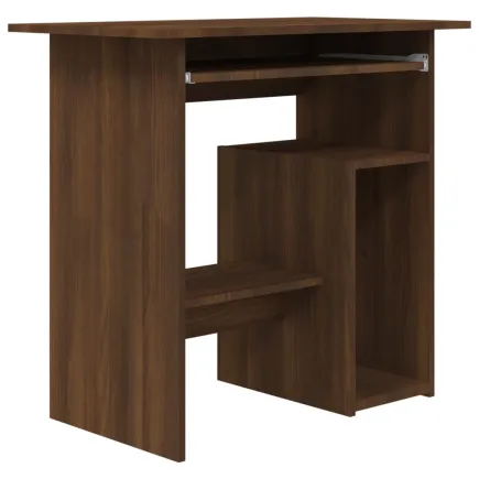 Bureau Chêne marron 80x45x74 cm  2