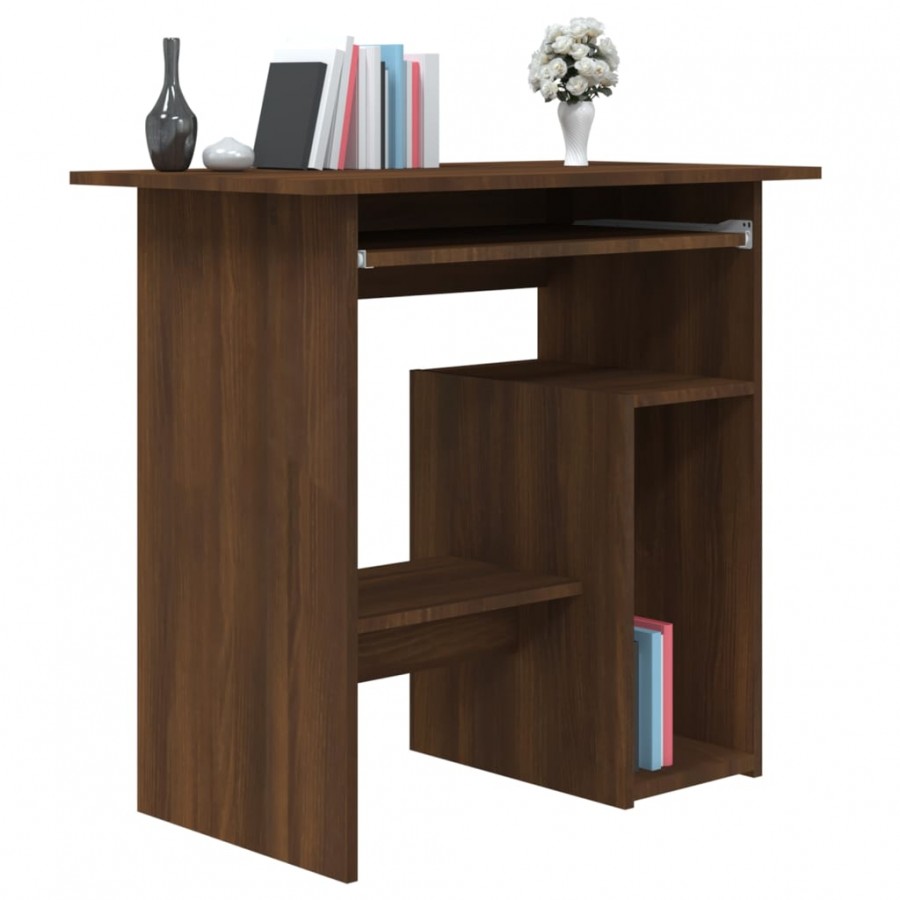 Bureau Chêne marron 80x45x74 cm 