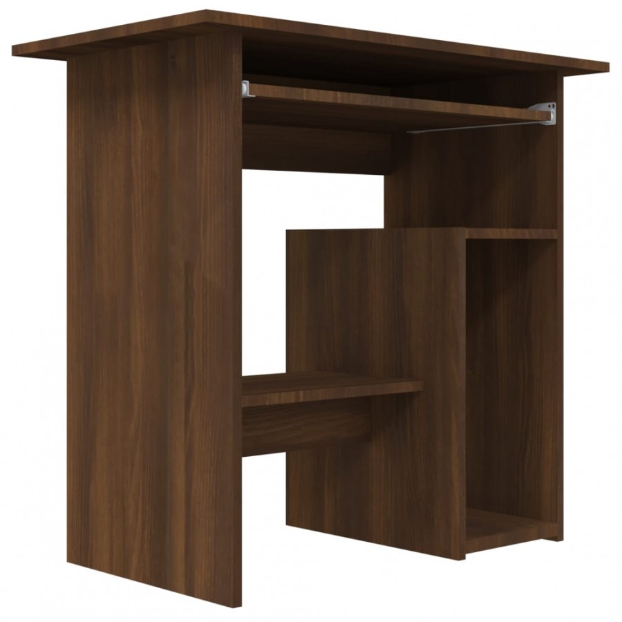 Bureau Chêne marron 80x45x74 cm 