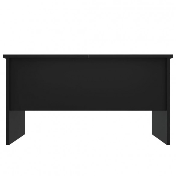Table basse Noir 80x50x42,5 cm Bois d'ingénierie