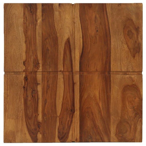 Table basse 80x80x30 cm bois d'acacia massif
