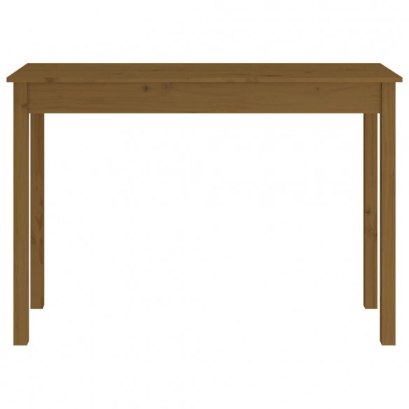 Table console Marron miel 110x40x75 cm Bois massif de pin