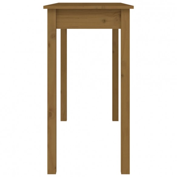 Table console Marron miel 110x40x75 cm Bois massif de pin