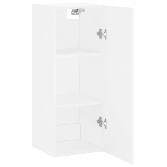 Armoire murale blanc 34,5x34x90 cm