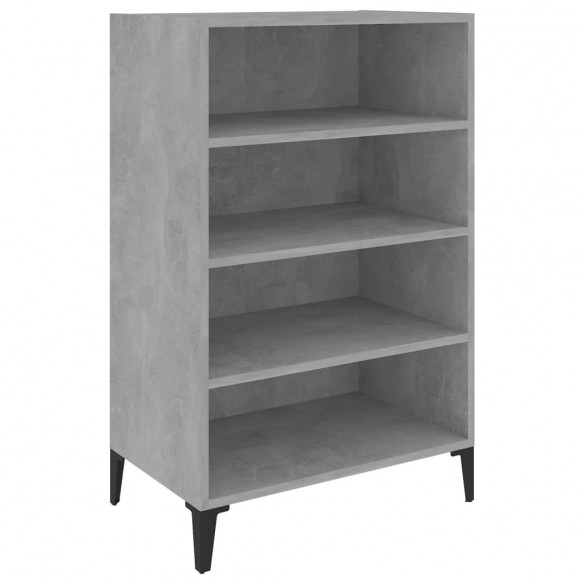 Buffet Gris béton 57x35x90 cm Aggloméré