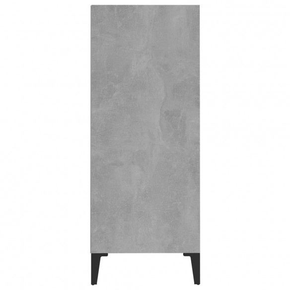 Buffet Gris béton 57x35x90 cm Aggloméré