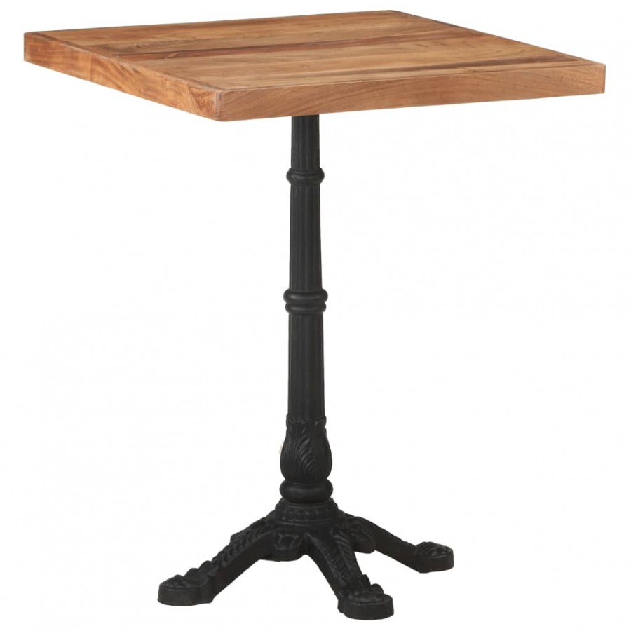 Table de bistro 60x60x76 cm Bois d'acacia massif