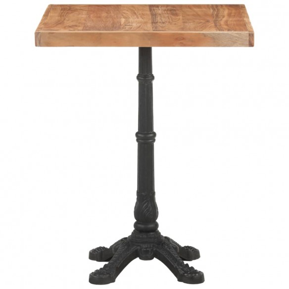 Table de bistro 60x60x76 cm Bois d'acacia massif