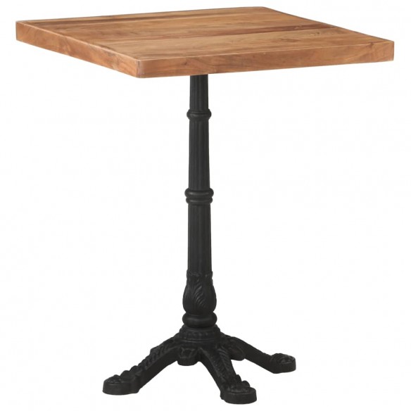 Table de bistro 60x60x76 cm Bois d'acacia massif