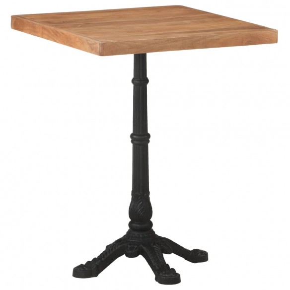 Table de bistro 60x60x76 cm Bois d'acacia massif