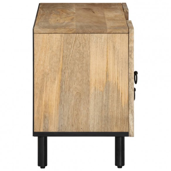 Meuble TV 105x33x46 cm Bois massif de manguier