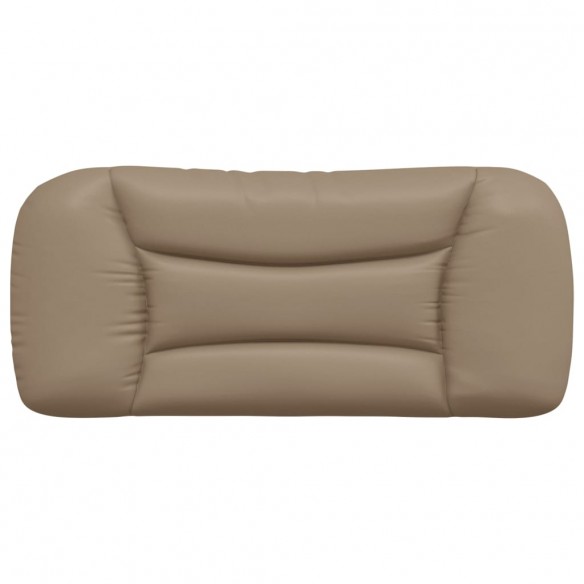 Coussin de tête de lit cappuccino 90 cm similicuir