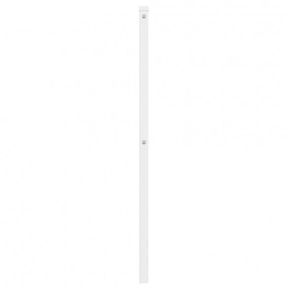 Tête de lit métal blanc 120 cm