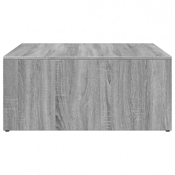 Tables basses gigognes 2pcs sonoma gris bois d'ingénierie métal