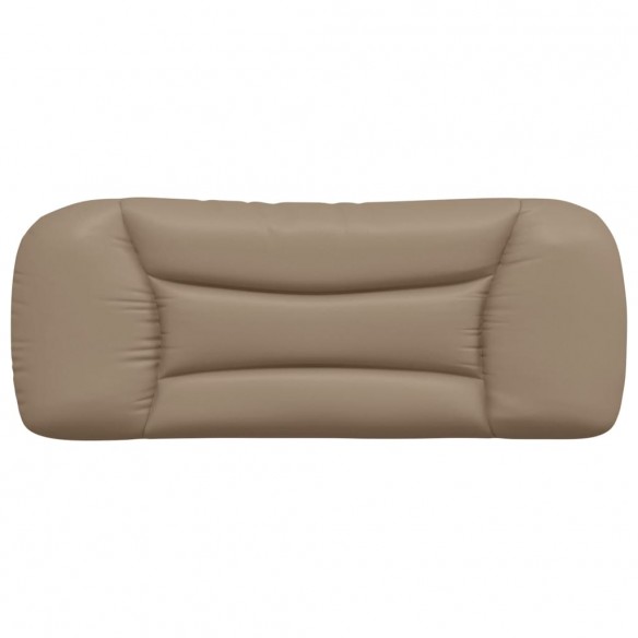 Coussin de tête de lit cappuccino 100 cm similicuir