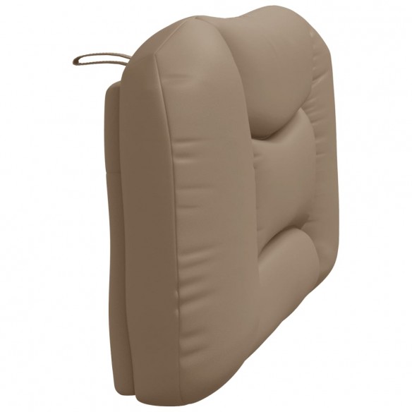 Coussin de tête de lit cappuccino 100 cm similicuir