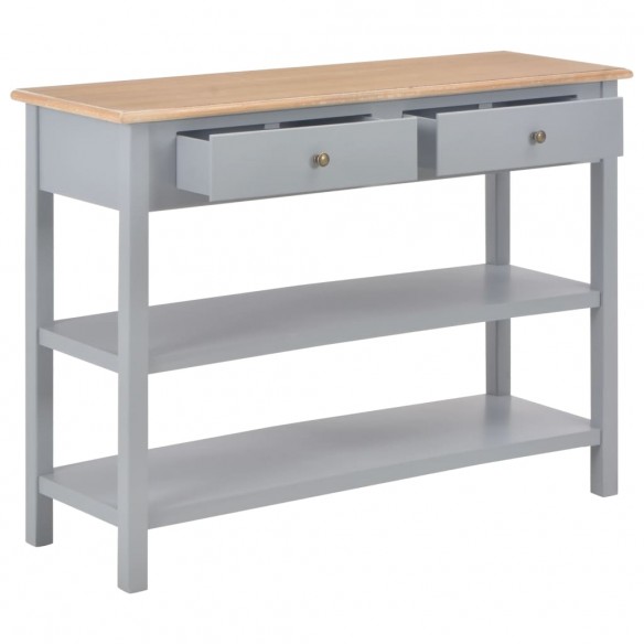 Buffet Gris 110x35x80 cm MDF