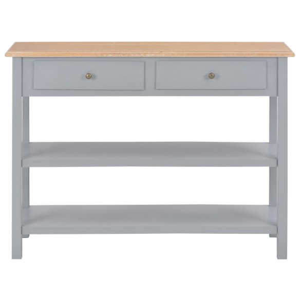 Buffet Gris 110x35x80 cm MDF